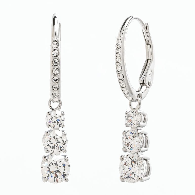 スワロフスキー SWAROVSKI ピアス Stilla Attract フープピアス クリア シルバー 5416155 ジュエリー アクセサリー<br>【スペシャルラッピング660円(別売り)】