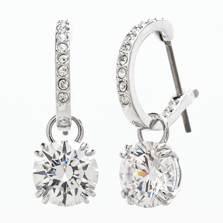 スワロフスキー SWAROVSKI ピアス Stilla ドロップピアス クリア シルバー 5636717 ジュエリー アクセサリー<br>【スペシャルラッピング660円(別売り)】