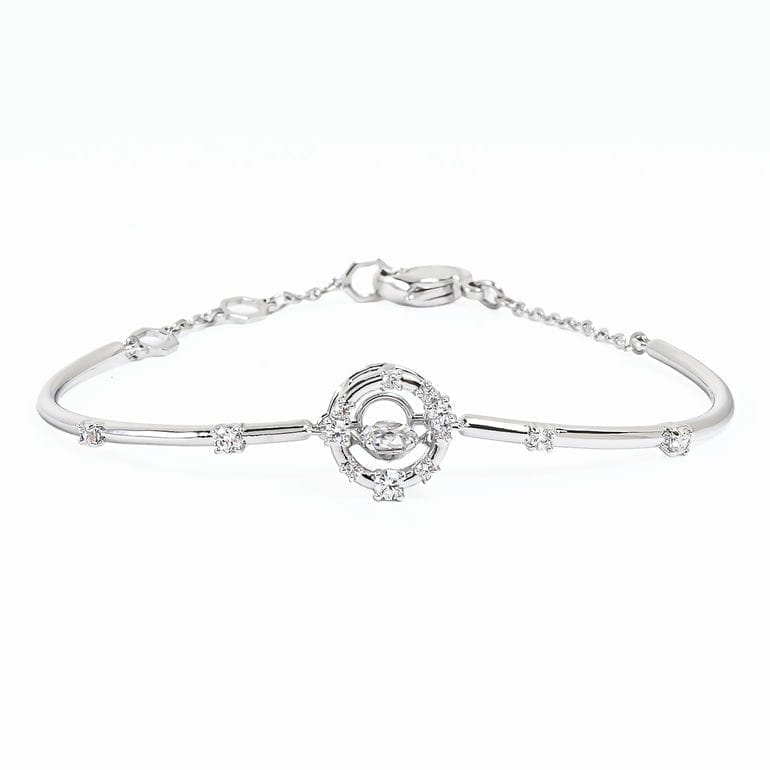 スワロフスキー SWAROVSKI ブレスレット バングル Constella コンステラ クリア シルバー 5743523 ジュエリー アクセサリー<br>【スペシャルラッピング660円(別売り)】