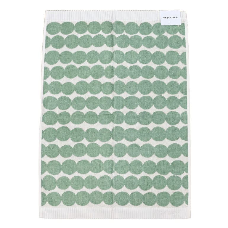 マリメッコ marimekko タオル 50×70cm ゲストタオル フェイスタオル ラシィマット セージ オフホワイト 75137 075137 160 北欧雑貨 北欧デザイン ネコポス限定<br>【スペシャルラッピング660円(別売り)】