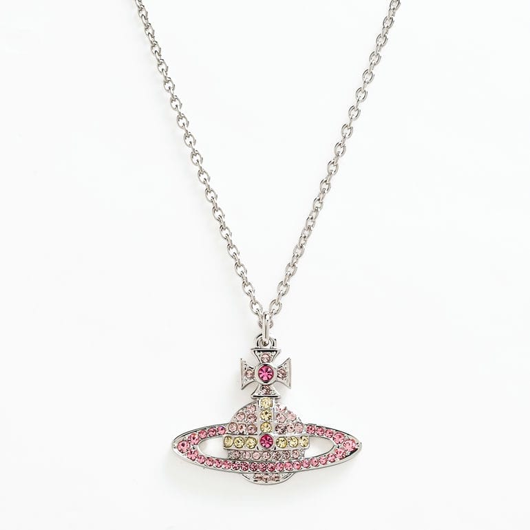 ヴィヴィアンウエストウッド Vivienne Westwood ネックレス KIKA ペンダント ヴィンテージ ローズ レディース ピンク 63020094 02P709 P709 VINTAGE ROSE ジュエリー<br>【スペシャルラッピング660円(別売り)】