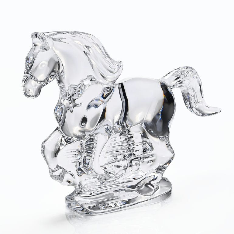 バカラ Baccarat クリスタルフィギュア ゾディアック 2026年 十二干支 午 馬 ホース クリア 2817097 高級 置物 オブジェ インテリア 熨斗対応 <br>【スペシャルラッピング660円(別売り)】