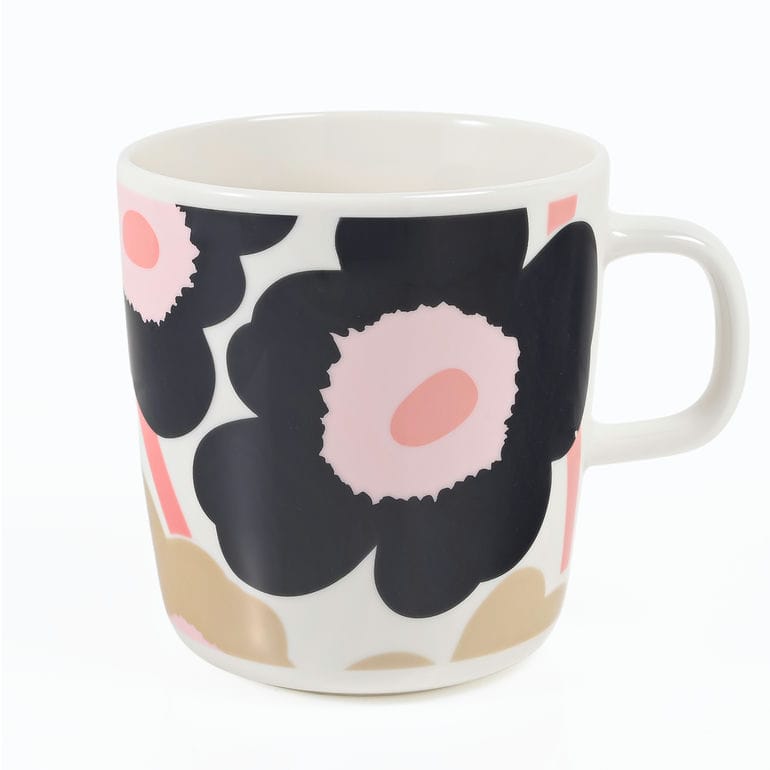マリメッコ marimekko マグカップ コップ 400ml ウニッコ オフホワイト チャコール サンド ピンク 75269 075269 198 洋食器 テーブルウェア 北欧食器 北欧デザイン<br>【スペシャルラッピング660円(別売り)】