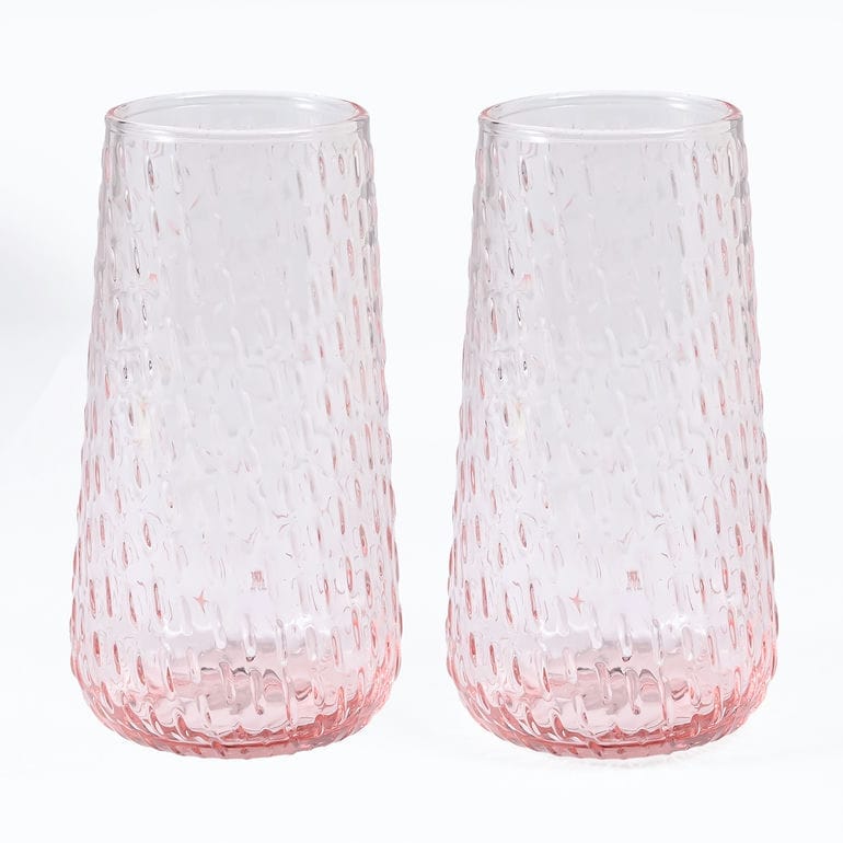 マリメッコ marimekko グラス フルートグラス タンブラー 180ml ペア 2個セット SYKSY スゥクス 秋の雨 ピンク 75260 075260 300 洋食器 テーブルウェア 北欧食器 北欧デザイン<br>【スペシャルラッピング660円(別売り)】