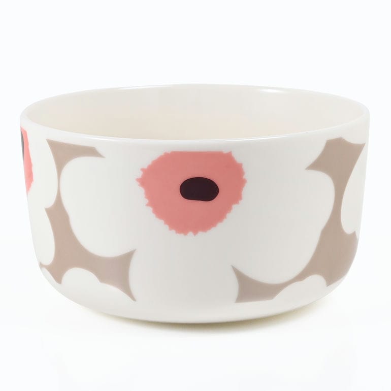 マリメッコ marimekko ボウル 12.5cm 500ml 深鉢 ウニッコ クレイ ホワイト ローズ 75534 075534 183 洋食器 テーブルウェア 北欧食器 北欧デザイン<br>【スペシャルラッピング660円(別売り)】