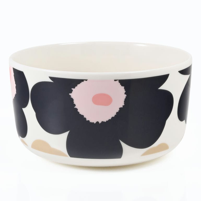 マリメッコ marimekko ボウル 12.5cm 500ml 深鉢 ウニッコ オフホワイト チャコール サンド ピンク 75264 075264 198 洋食器 テーブルウェア 北欧食器 北欧デザイン<br>【スペシャルラッピング660円(別売り)】