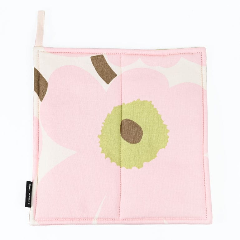 マリメッコ marimekko ポットホルダー 鍋敷き ピエニ ウニッコ オフホワイト ピンク ライトグリーン サンド 75355 075355 114 北欧雑貨 北欧デザイン ネコポス限定 送料無料