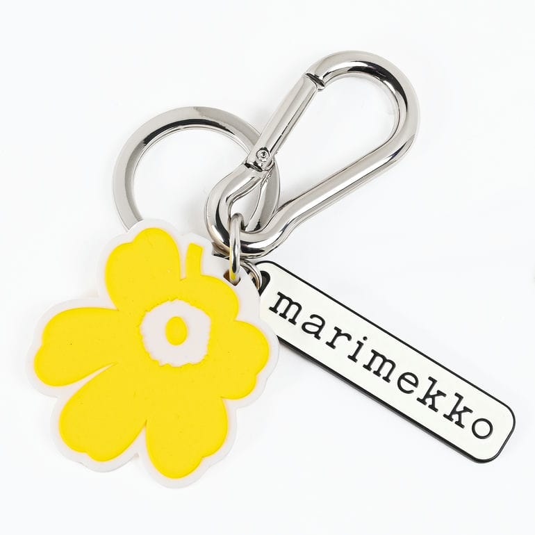 マリメッコ marimekko キーリング キーホルダー キーチェーン アロッカス ウニッコ Kioski イエロー 95326 095326 210 北欧雑貨 北欧デザイン ネコポス限定【スペシャルラッピング660円(別売り)】