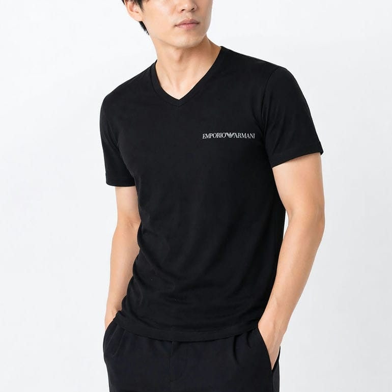 エンポリオ アルマーニ EMPORIO ARMANI Tシャツ Vネック 半袖