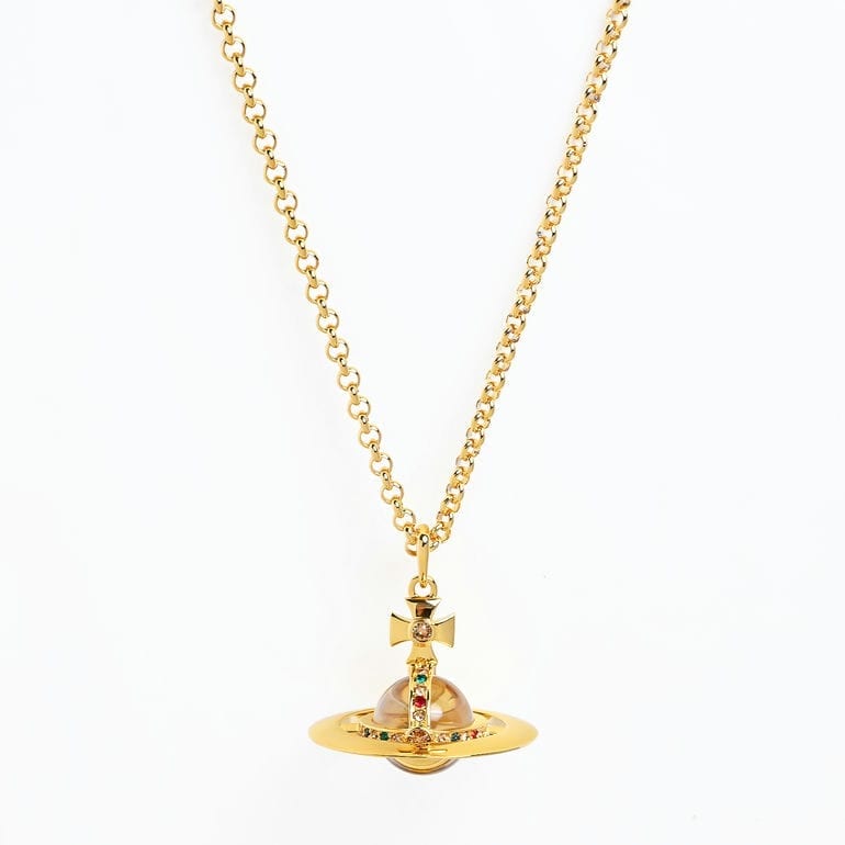 ヴィヴィアンウエストウッド Vivienne Westwood ネックレス ペンダント NEW SMALL ORB スモール オーブ レディース ゴールド 6302009602R001 ジュエリー<br>【スペシャルラッピング660円(別売り)】