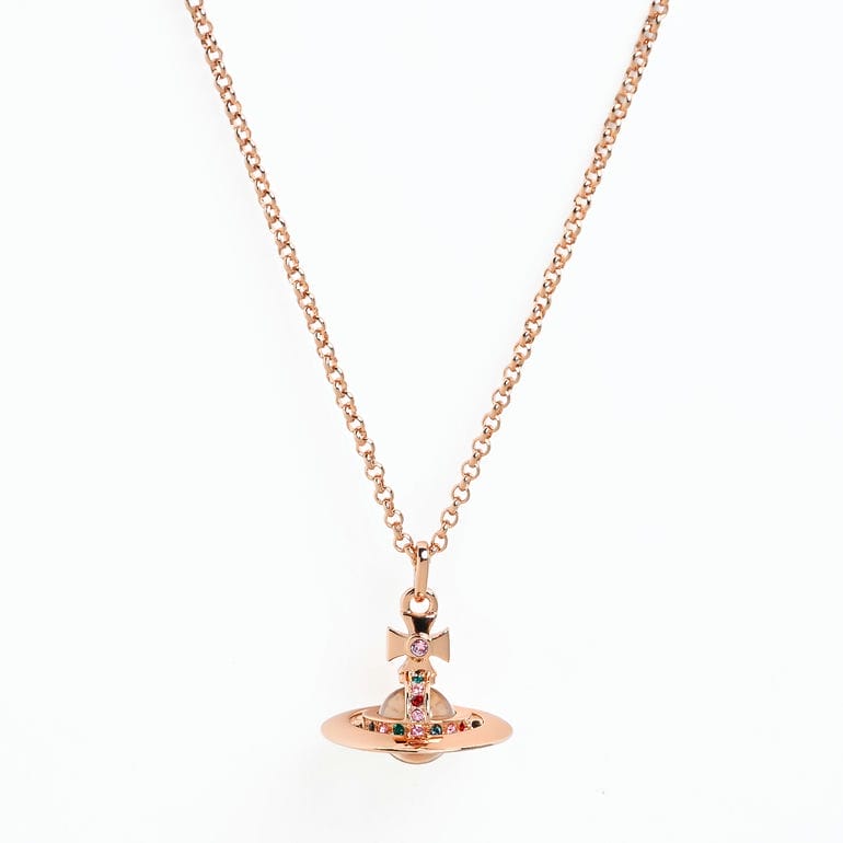 ヴィヴィアンウエストウッド Vivienne Westwood ネックレス ペンダント TINY ORB オーブ レディース ピンクゴールド 6302009702G002 ジュエリー<br>【スペシャルラッピング660円(別売り)】