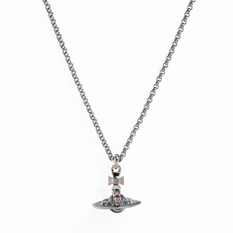 ヴィヴィアンウエストウッド Vivienne Westwood ネックレス ペンダント NEW PETITE ORB オーブ レディース ガンメタル 6302009802S001 ジュエリー<br>【スペシャルラッピング660円(別売り)】