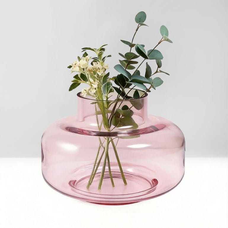 マリメッコ marimekko ベース 花瓶 URNA グラスベース ピンク 75462