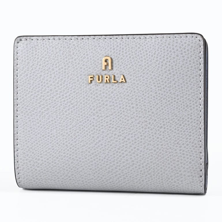 新品 フルラ FURLA 財布 2つ折り レディース 本革 ライトグレー フルラ FURLA 二つ折り財布 小銭入れ付き CAMELIA カメリア コンパクト