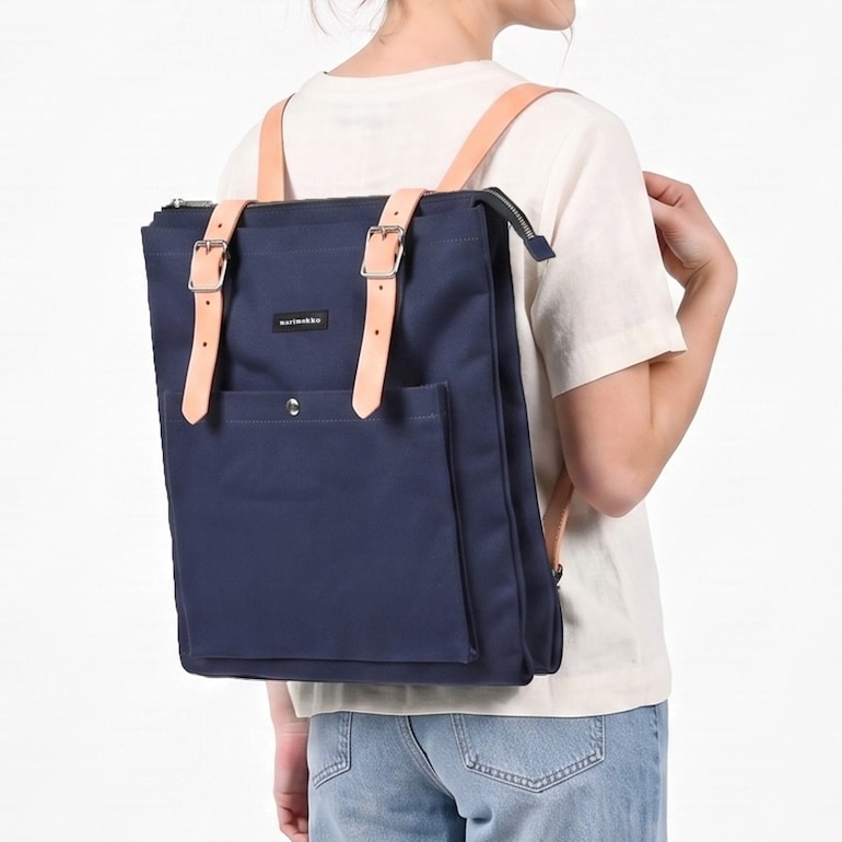 マリメッコ marimekko リュック バックパック 2WAY EPPU エップ メンズ レディース ダークネイビー 95023 095023 002 北欧雑貨 北欧デザイン