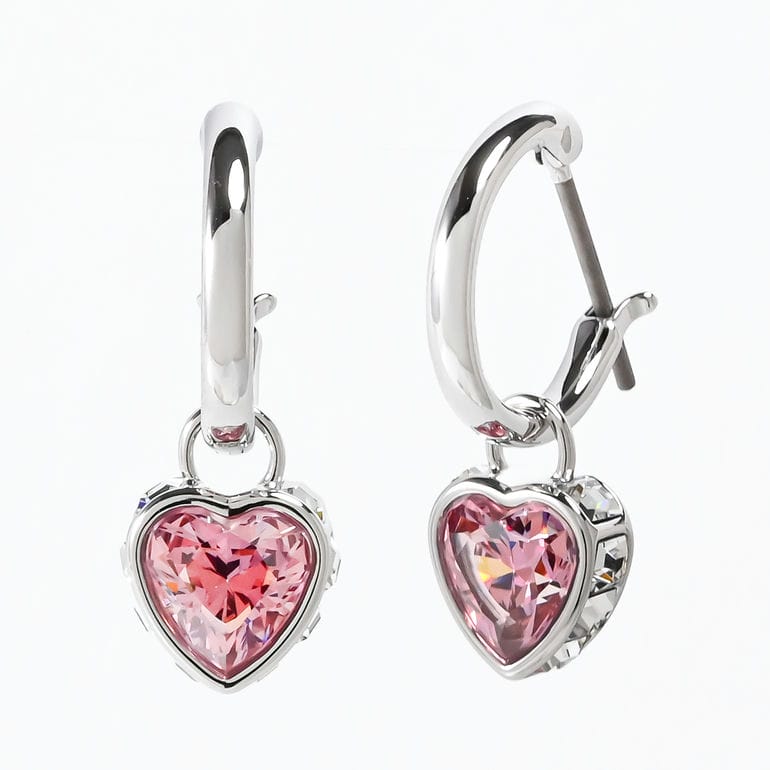 スワロフスキー SWAROVSKI ピアス Chroma ドロップピアス ハート