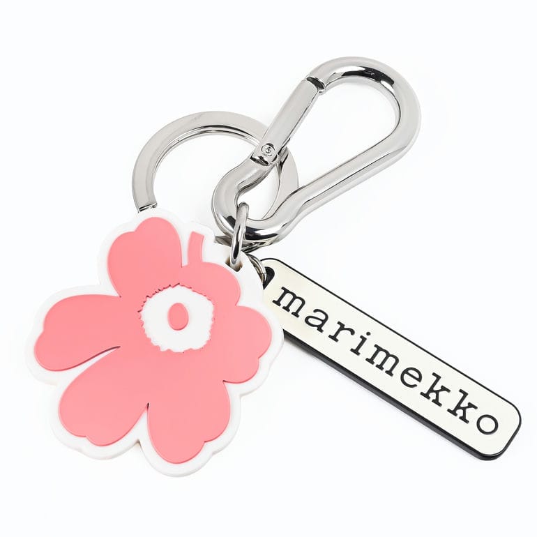 マリメッコ marimekko キーリング キーホルダー キーチェーン アロッカス ウニッコ Kioski ピンク 94914 094194 013 北欧雑貨 北欧デザイン<br> ネコポス限定 送料無料【スペシャルラッピング660円(別売り)】