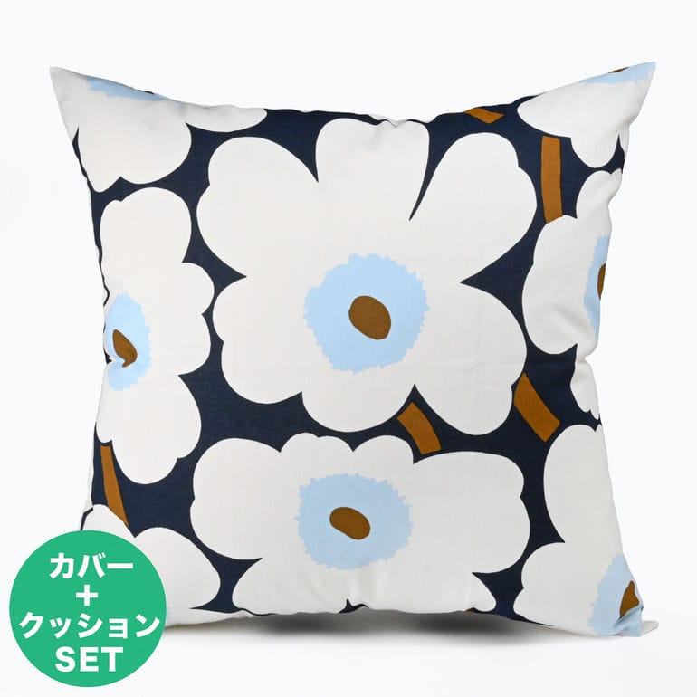 マリメッコ　クッションカバー　3点セット マリメッコ marimekko クッションカバー 50×50cm ヌードクッション