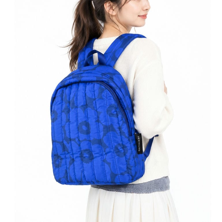 マリメッコ marimekko リュック バッグ バックパック JOY ジョイ 2026冬新作 ウニッコ レディース ブルー 96255 096255 550 北欧雑貨 北欧デザイン