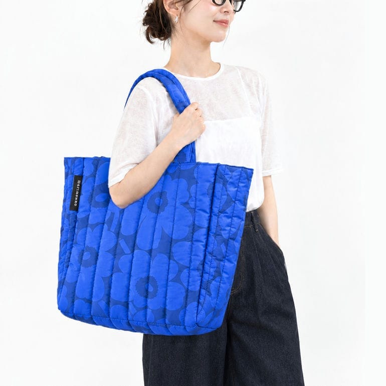 マリメッコ marimekko トートバッグ Joy ジョイ トート M 2026冬新作 ウニッコ レディース ブルー 96121 096121 550 北欧 北欧雑貨 北欧デザイン