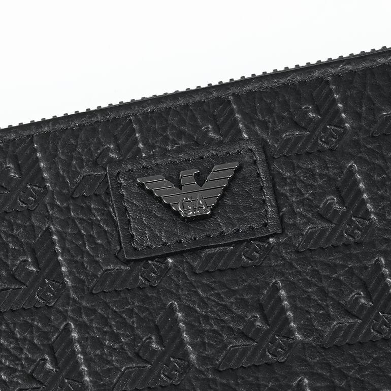 EMPORIO ARMANI エンポリオアルマーニ 総柄 長財布 ラウンド 箱付 EMPORIO ARMANI アルマーニ レディース 財布 エンポリオ