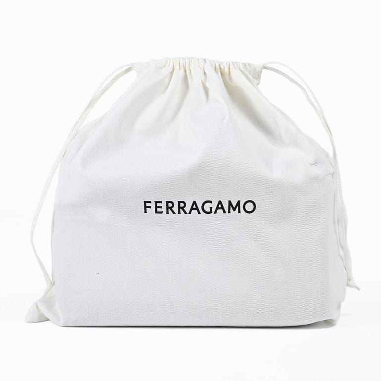 フェラガモ Salvatore Ferragamo サルヴァトーレフェラガモ ショルダーバッグ ボディバッグ ガンチーニ モノグラム メンズ ブラック 241480 769479 0769479