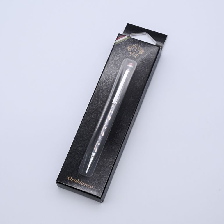 名入れ無料 純正ラッピング無料 オロビアンコ ボールペン オログラム ブラック 1953451 BP 名入れギフト ボールペン 文房具【スペシャルラッピング660円(別売り)】