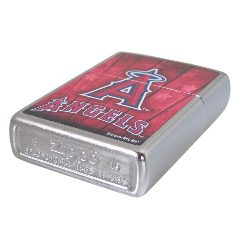 ZIPPO ジッポー ライター MLB LOSANGELES ANGELS レッド シルバー 29967 名入れ可有料