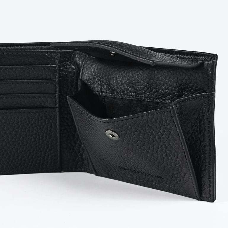 EMPORIO ARMANI アルマーニ ブラック YEM475 二つ折り財布 EMPORIO ARMANI アルマーニ ブラック YEM475 二つ折り財布