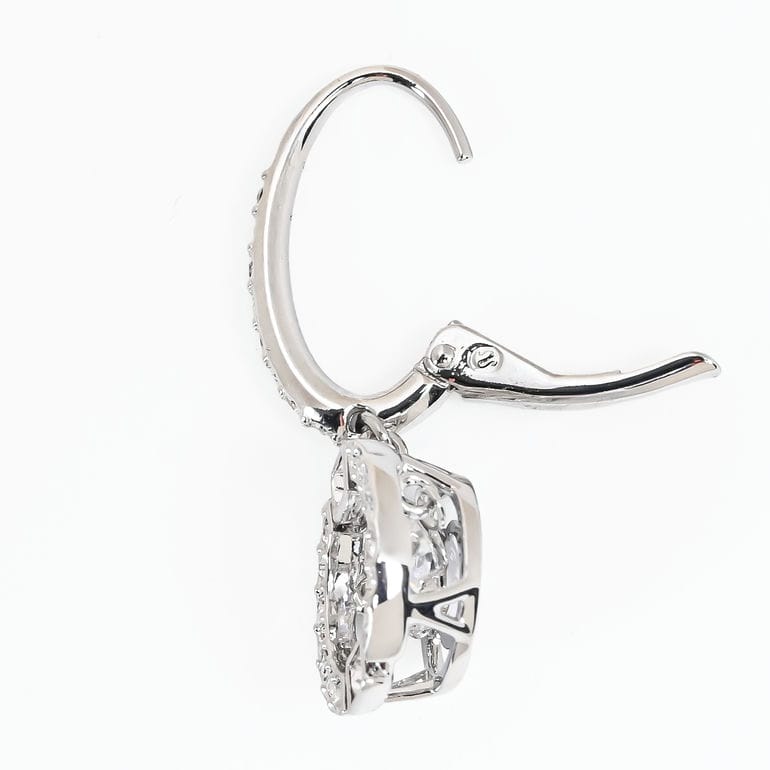 スワロフスキー SWAROVSKI ピアス Una ドロップピアス クリア シルバー