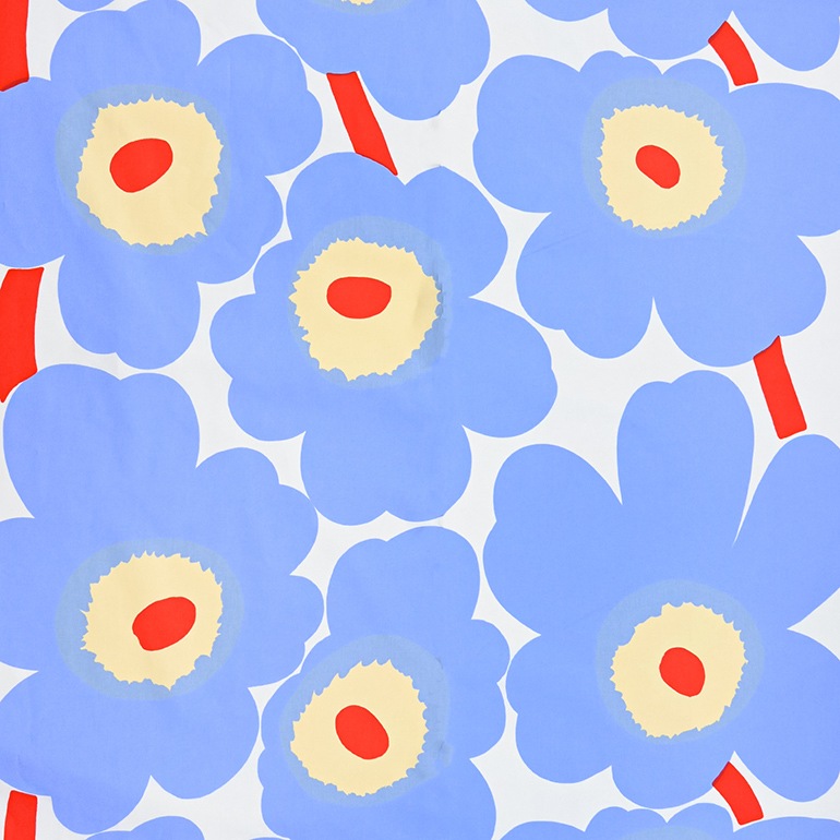 マリメッコ marimekko 生地 切売り 切り売り 50cmから注文可能（10cm単位）ウニッコ Unikko 幅147cm ブランド 布 北欧雑貨 北欧デザイン おしゃれ かわいい ファブリック 手芸 ネコポス限定 送料無料