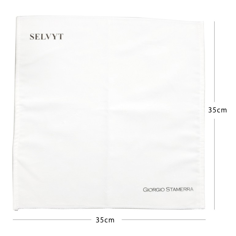 英国製最高級ポリッシングクロス ジョルジオスタメッラ SELVYT PR セルヴィット コラボモデル 革用 革靴用 ジュエリー用 ストリンガにも最適なお手入れクロス