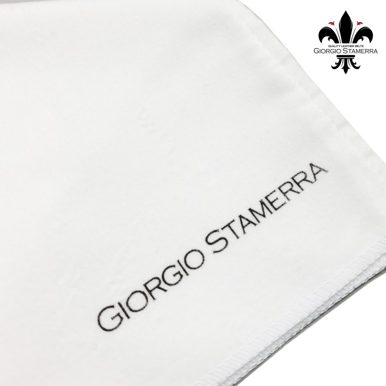 英国製最高級ポリッシングクロス ジョルジオスタメッラ SELVYT PR セルヴィット コラボモデル 革用 革靴用 ジュエリー用 ストリンガにも最適なお手入れクロス