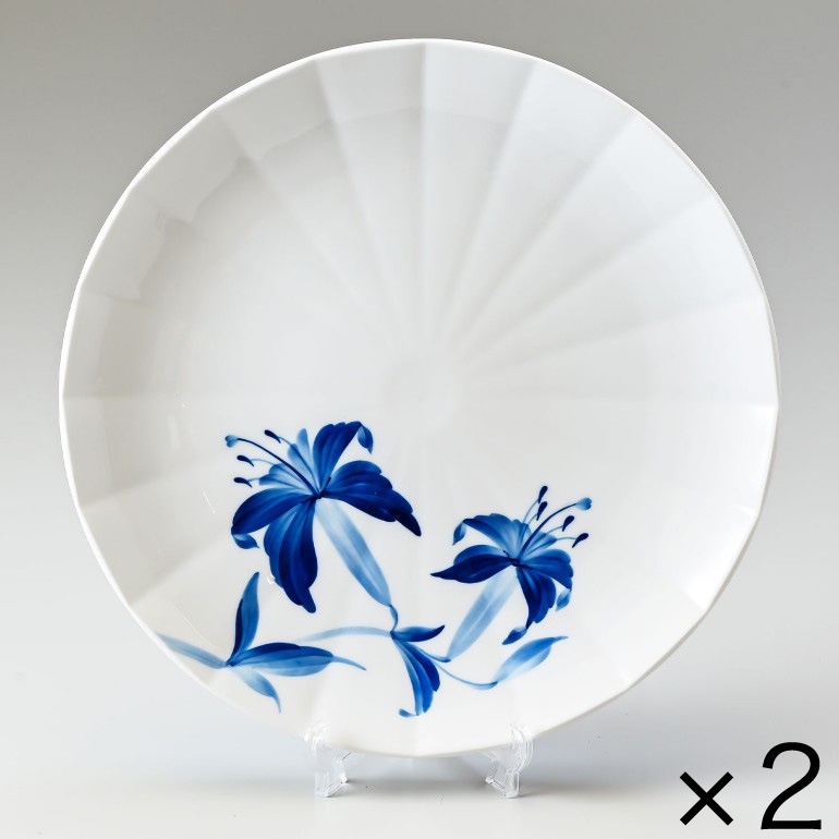 2個セット ロイヤルコペンハーゲン ブロムスト プレート リリー 27cm 1025320（2901627） 北欧食器 洋食器 ROYAL COPENHAGEN【スペシャルラッピング660円(別売り)】