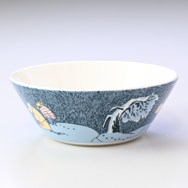 アラビア ARABIA 2021冬限定 ボウル 絵皿 深皿 15cm スノー ムーンライト ムーミンコレクション ウィンター 1059932 北欧食器 洋食器 名入れ可有料【スペシャルラッピング660円(別売り)】