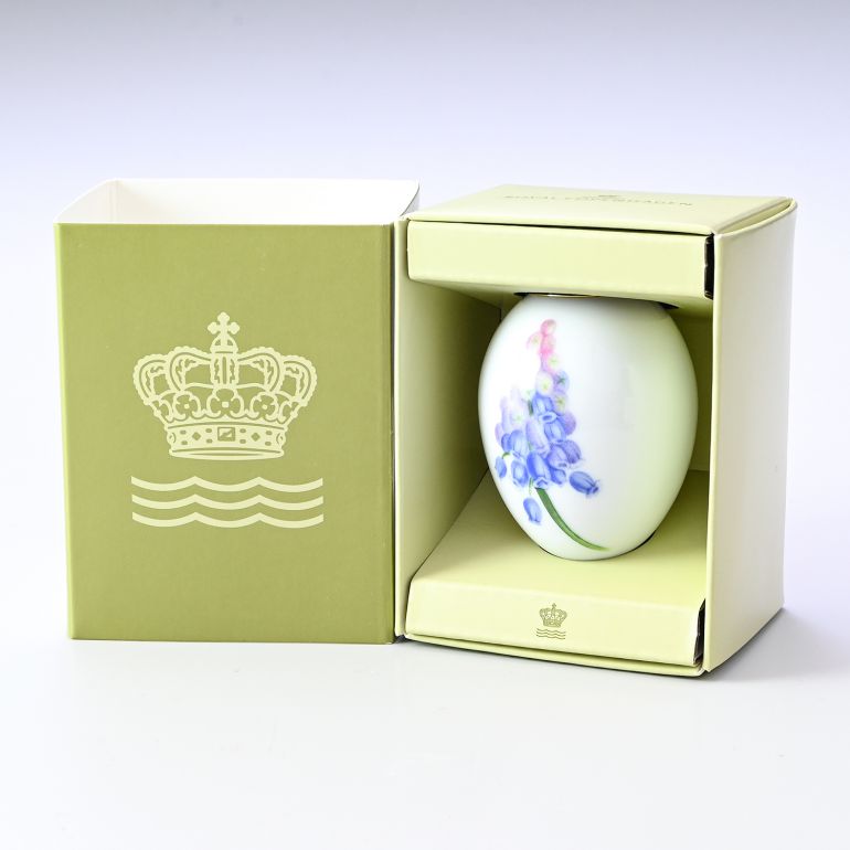 ロイヤルコペンハーゲン 2023年 イースターエッグ オーナメント レープヒヤシンス(ムスカリ) 1252082(1066072) インテリア オブジェ 置物 北欧食器 洋食器 ROYAL COPENHAGEN【スペシャルラッピング660円(別売り)】