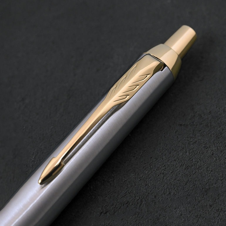 パーカー ボールペン 名入れ無料 PARKER コアライン IM ブラッシュドメタル ゴールド GT 1975642 名入れギフト ボールペン 文房具【スペシャルラッピング660円(別売り)】