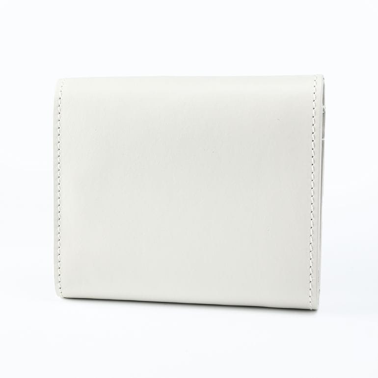 イルビゾンテ IL BISONTE 三つ折り財布 小銭入れ付 Maggio メンズ レディース ホワイト SSW016PV0041WH194B レザー ウォレット 箔押し名入れ可有料【スペシャルラッピング660円(別売り)】