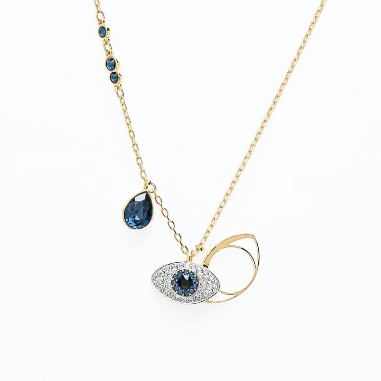 スワロフスキー SWAROVSKI ネックレス Symbolica イーブルアイ ペンダント ブルー ゴールド レディース 5692178 ジュエリー 【スペシャルラッピング660円(別売り)】