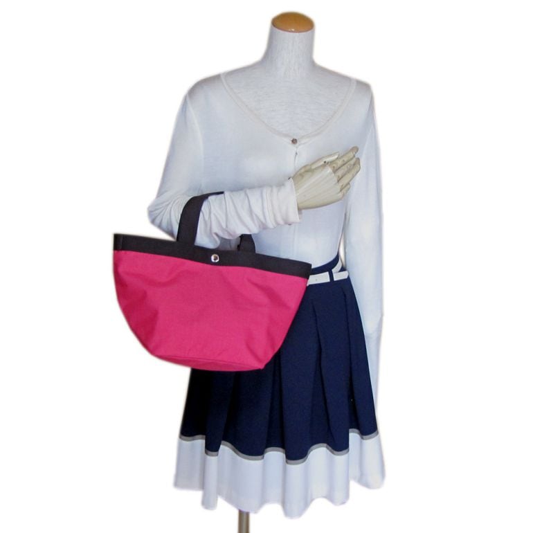 エルベシャプリエ トートバッグ レディース 舟形 M コーデュラナイロン フューシャ 707C 54F