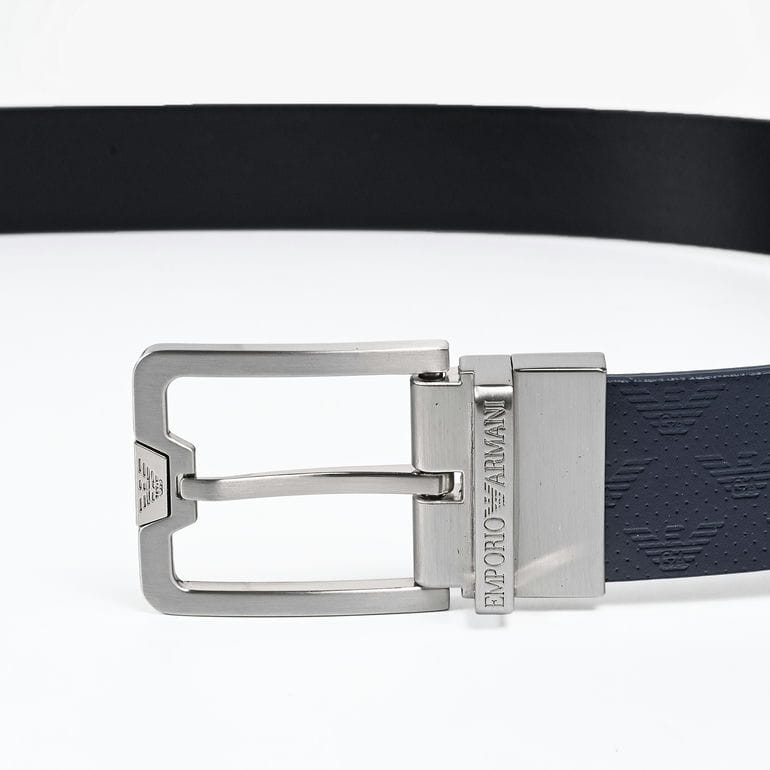 EMPORIO ARMANI  エンポリオアルマーニ　ベルト　ITALY EMPORIO ARMANI (エンポリオアルマーニ) スムースレザー バックル回転