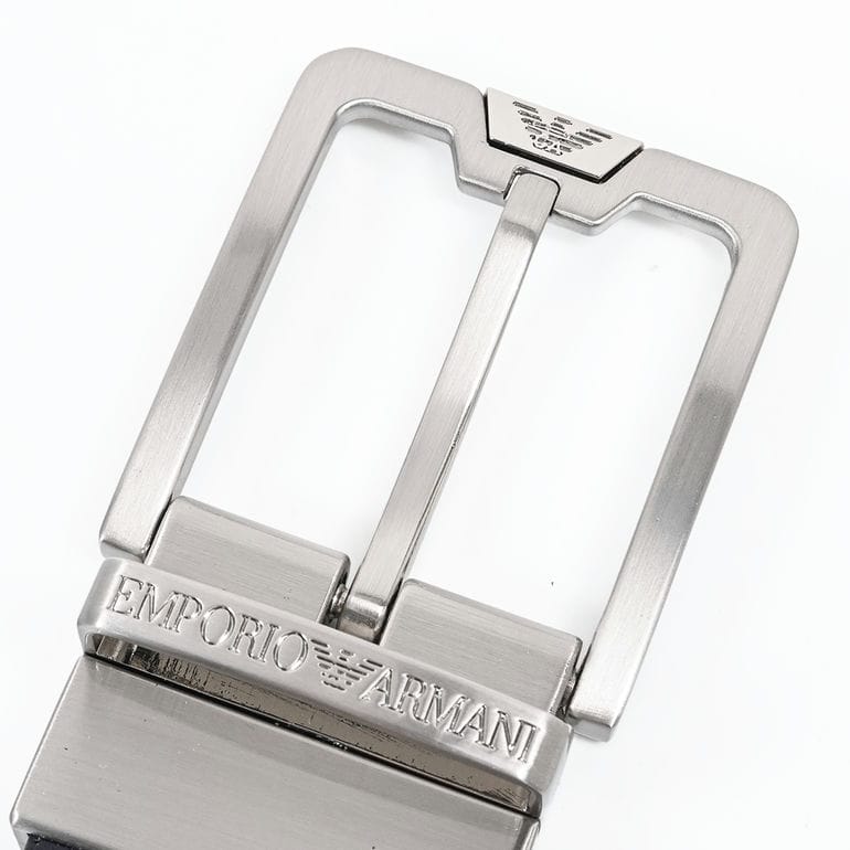 エンポリオ アルマーニ EMPORIO ARMANI ベルト 幅3.5cm イーグル型押し