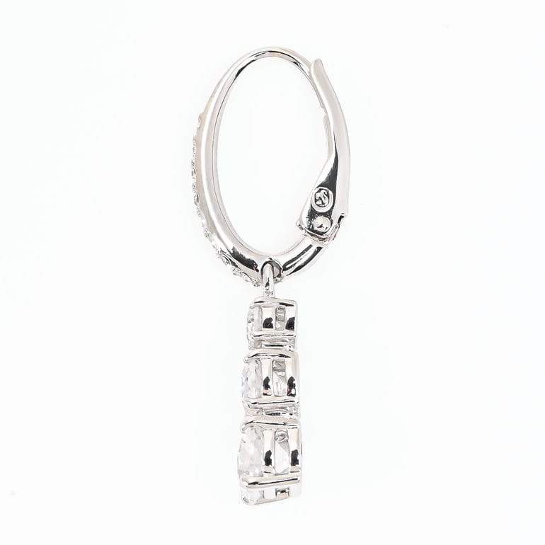 スワロフスキー SWAROVSKI ピアス Stilla Attract フープピアス クリア シルバー 5416155 ジュエリー アクセサリー<br>【スペシャルラッピング660円(別売り)】