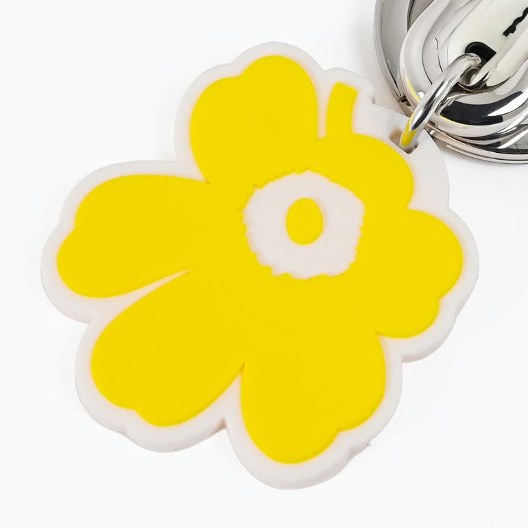 マリメッコ marimekko キーリング キーホルダー キーチェーン アロッカス ウニッコ Kioski イエロー 95326 095326 210 北欧雑貨 北欧デザイン ネコポス限定【スペシャルラッピング660円(別売り)】