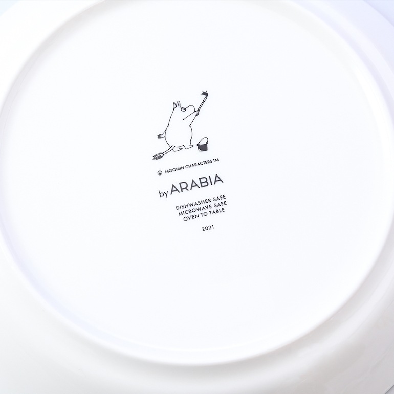 アラビア ARABIA 2021年新作 プレート 絵皿 ムーミンコレクション 19cm ペア ドローイング&クリスマス 1059787 北欧食器 洋食器 名入れ可有料【スペシャルラッピング660円(別売り)】