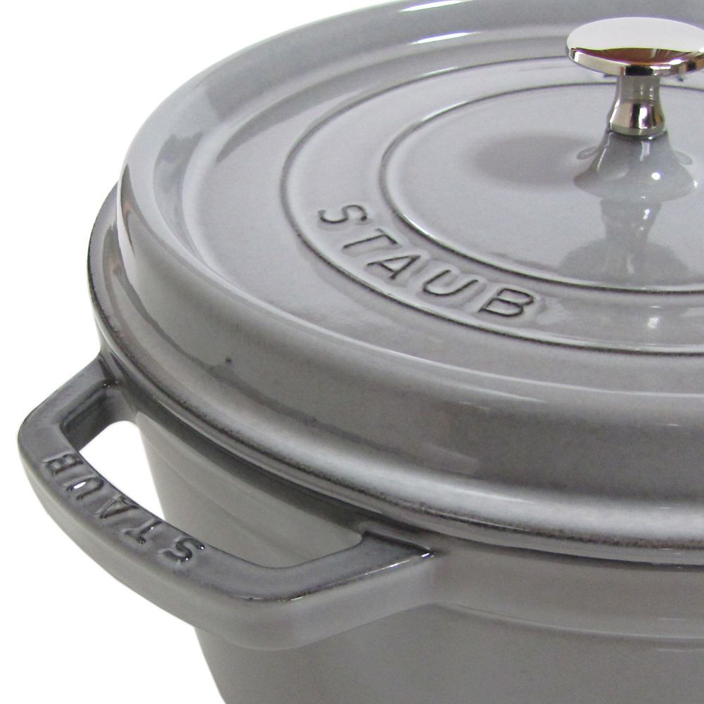 ストウブ ピコ ココット ラウンド 28cm グレー(グラファイトグレー)