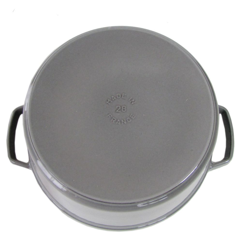 ストウブ ピコ ココット ラウンド 28cm グレー(グラファイトグレー)