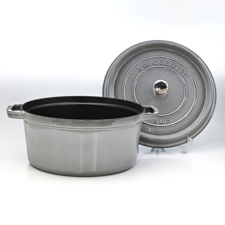 ストウブ ピコ ココット ラウンド 28cm グレー(グラファイトグレー)