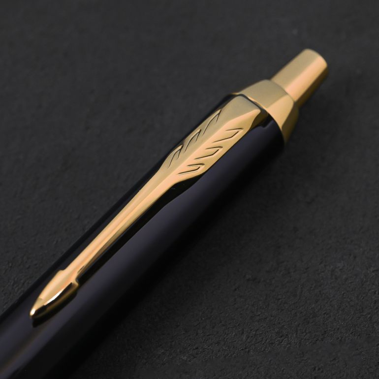 パーカー ボールペン 名入れ無料 PARKER コアライン IM ブラック ゴールド GT 1975638 名入れギフト ボールペン 文房具【スペシャルラッピング660円(別売り)】