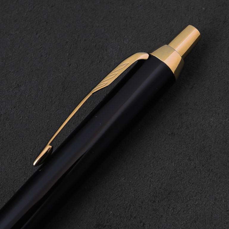 パーカー ボールペン 名入れ無料 PARKER コアライン IM ブラック ゴールド GT 1975638 名入れギフト ボールペン 文房具【スペシャルラッピング660円(別売り)】